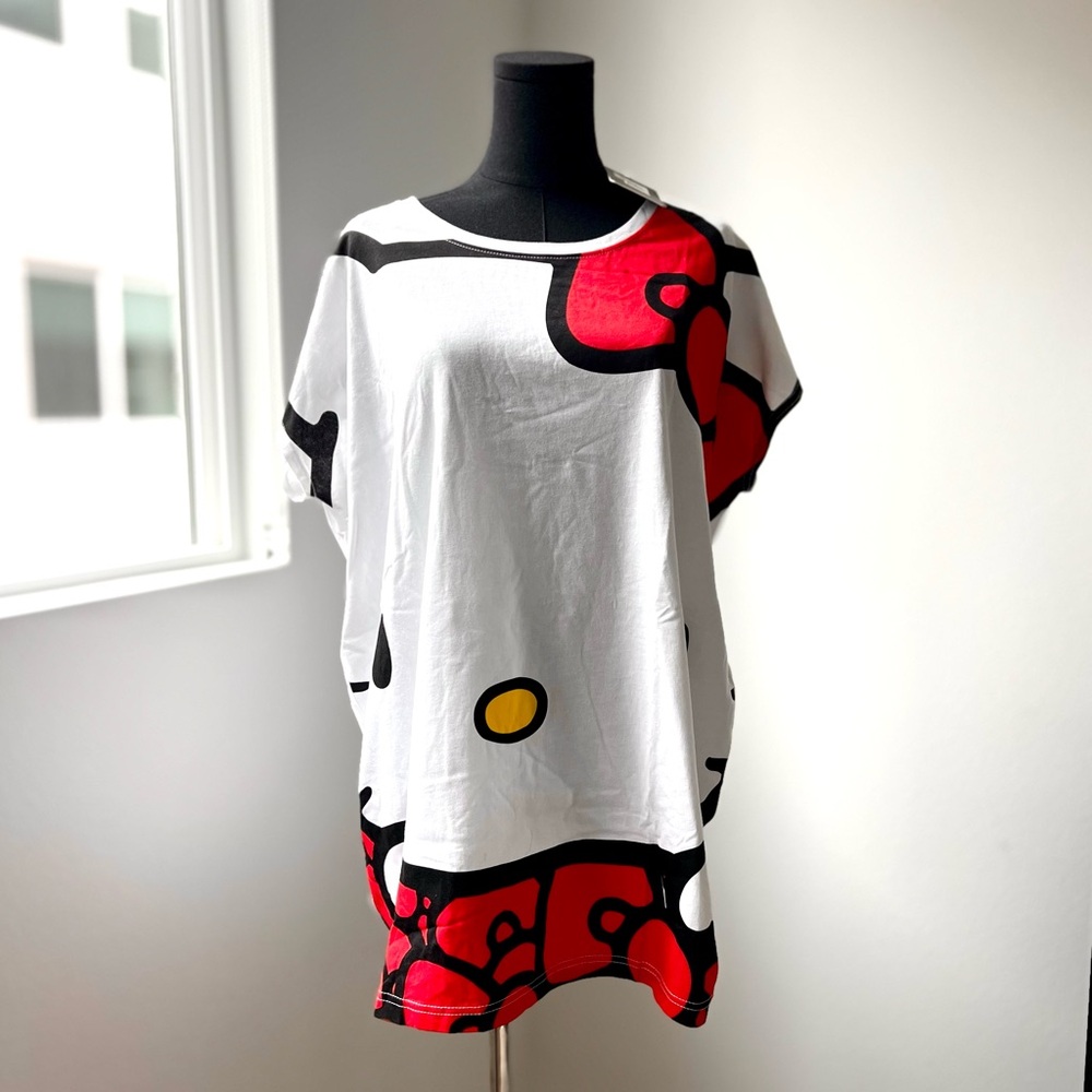 Sanrio Hello Kitty Oversized Tee in Size OS